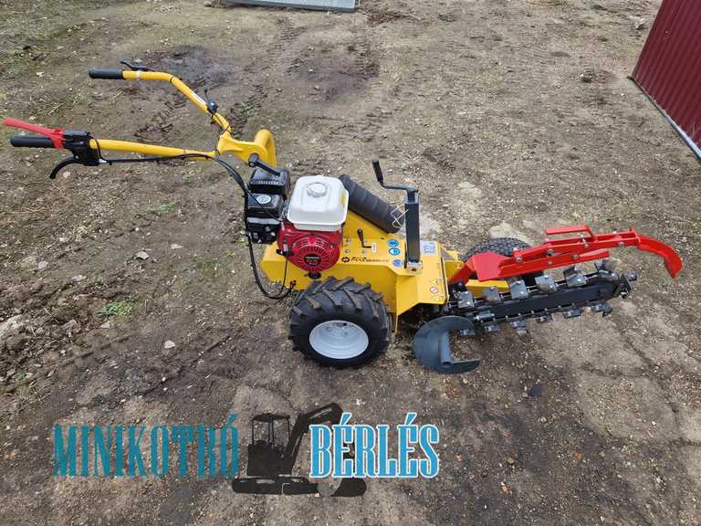 láncos árokásó gép bérlés