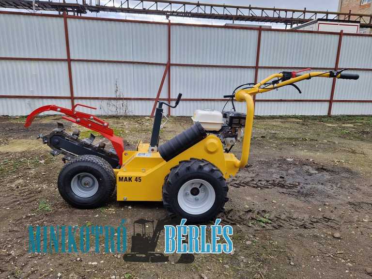 láncos árokásó gép bérlés