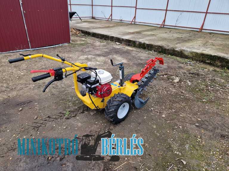 láncos árokásó gép bérlés