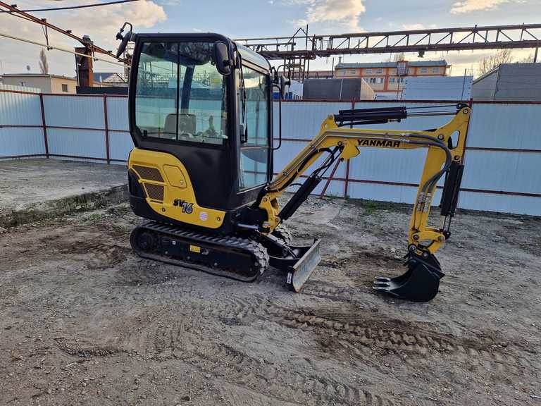 Bérelhető Yanmar SV 16 Minikotró